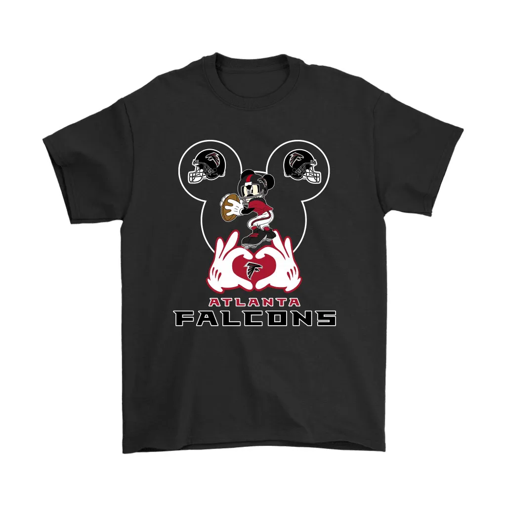 I Love The Falcons Mickey Mouse Atlanta Falcons Men Women T-shirt, Hoodie, Sweatshirt