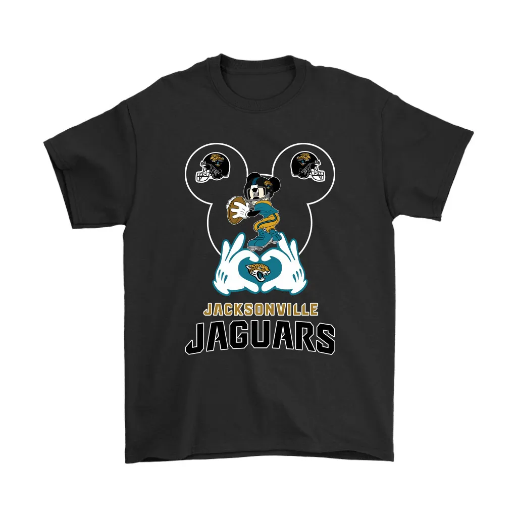 I Love The Jaguars Mickey Mouse Jacksonville Jaguars Men Women T-shirt, Hoodie, Sweatshirt