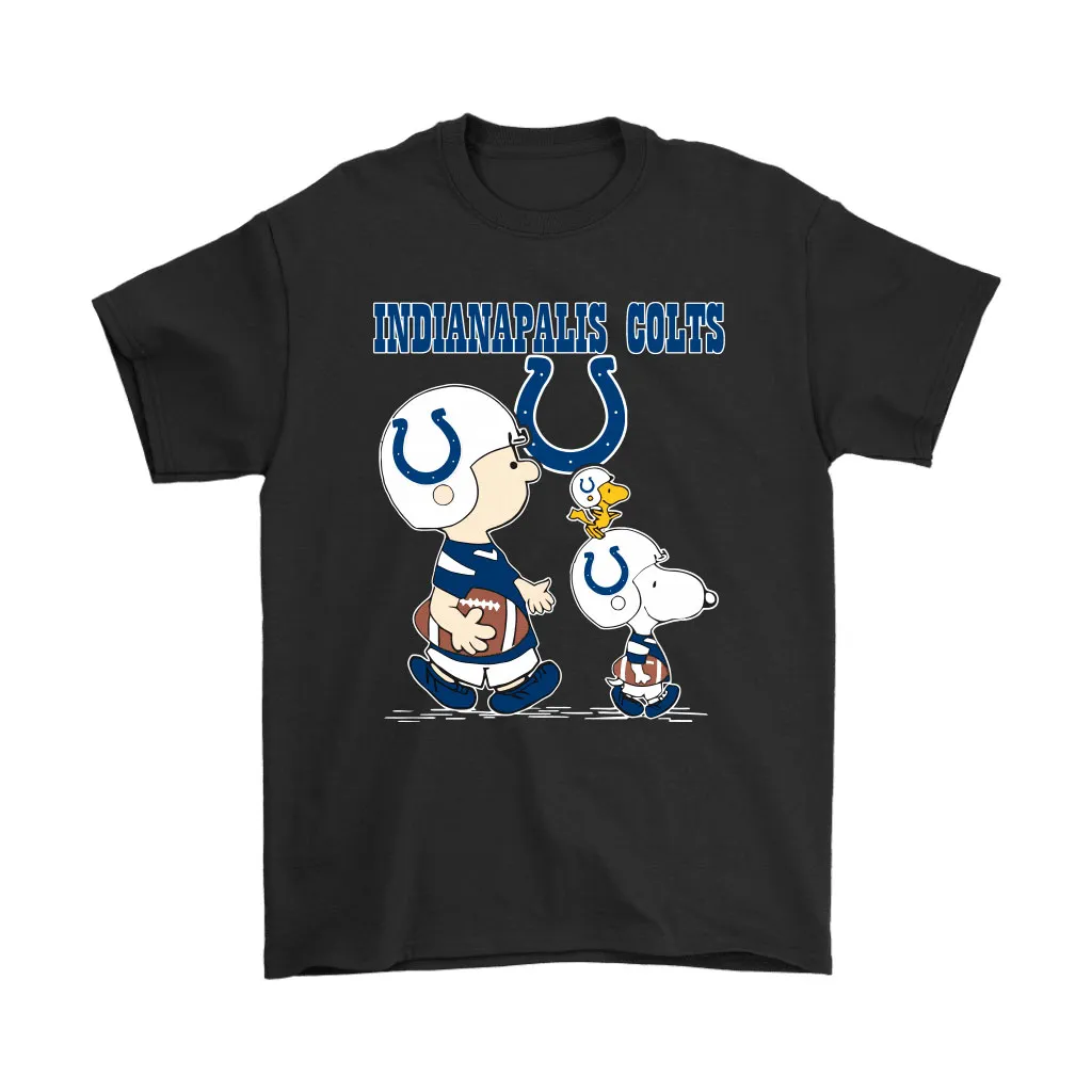 Indianapolis Colts Lets Play Football Together Snoopy Nfl Men Women T-shirt, Hoodie, Sweatshirt