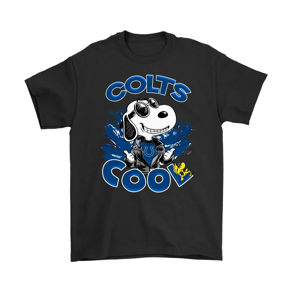 Indianapolis Colts Snoopy Joe Cool Were Awesome Men Women T-shirt, Hoodie, Sweatshirt