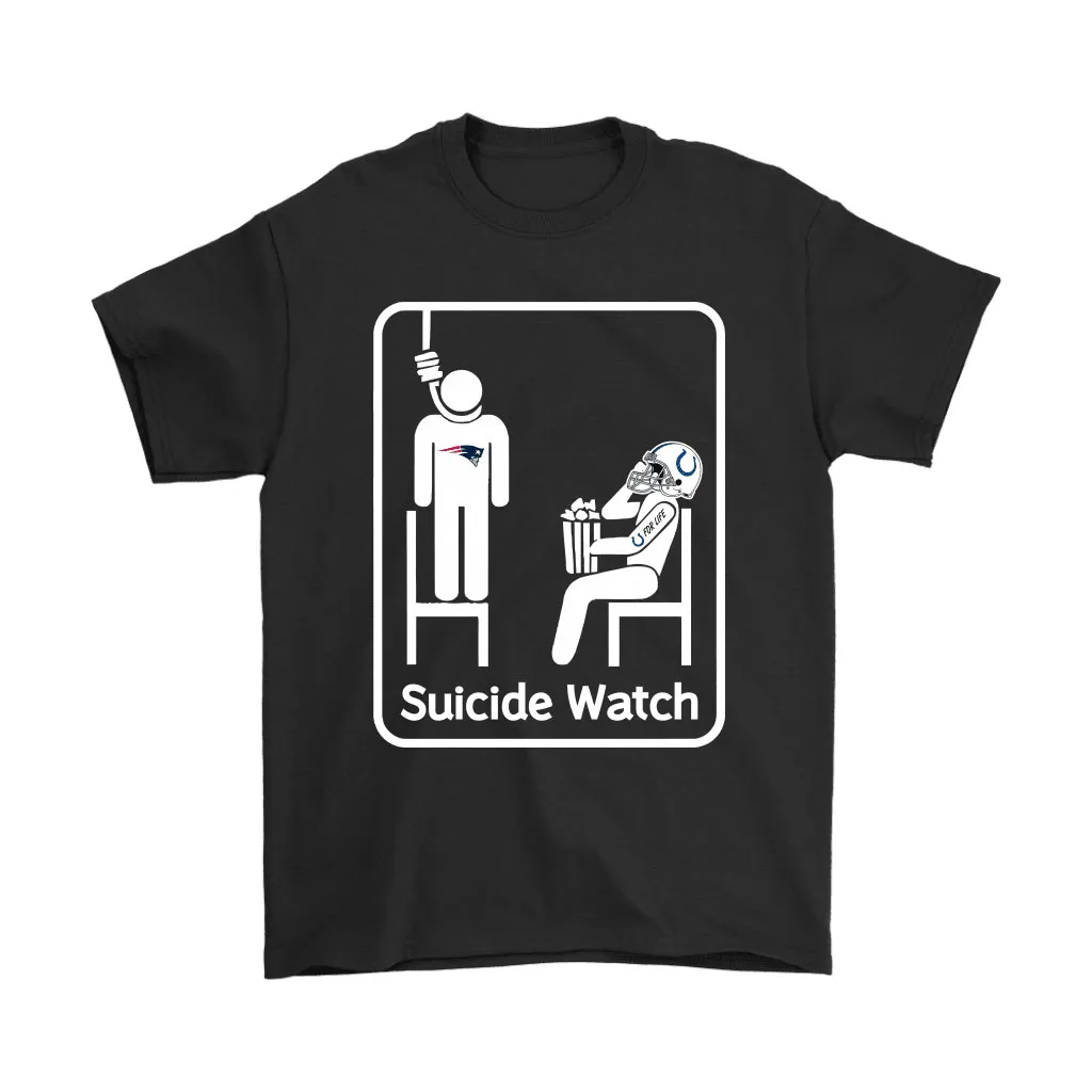 Indianapolis Colts Suicide Watch With Popcorn Nfl Men Women T-shirt, Hoodie, Sweatshirt