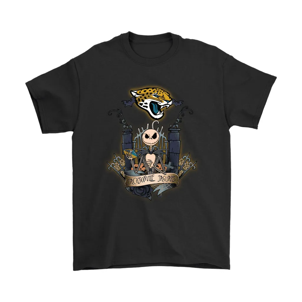 Jacksonville Jaguars Jack Skellington This Is Halloween Nfl Men Women T-shirt, Hoodie, Sweatshirt