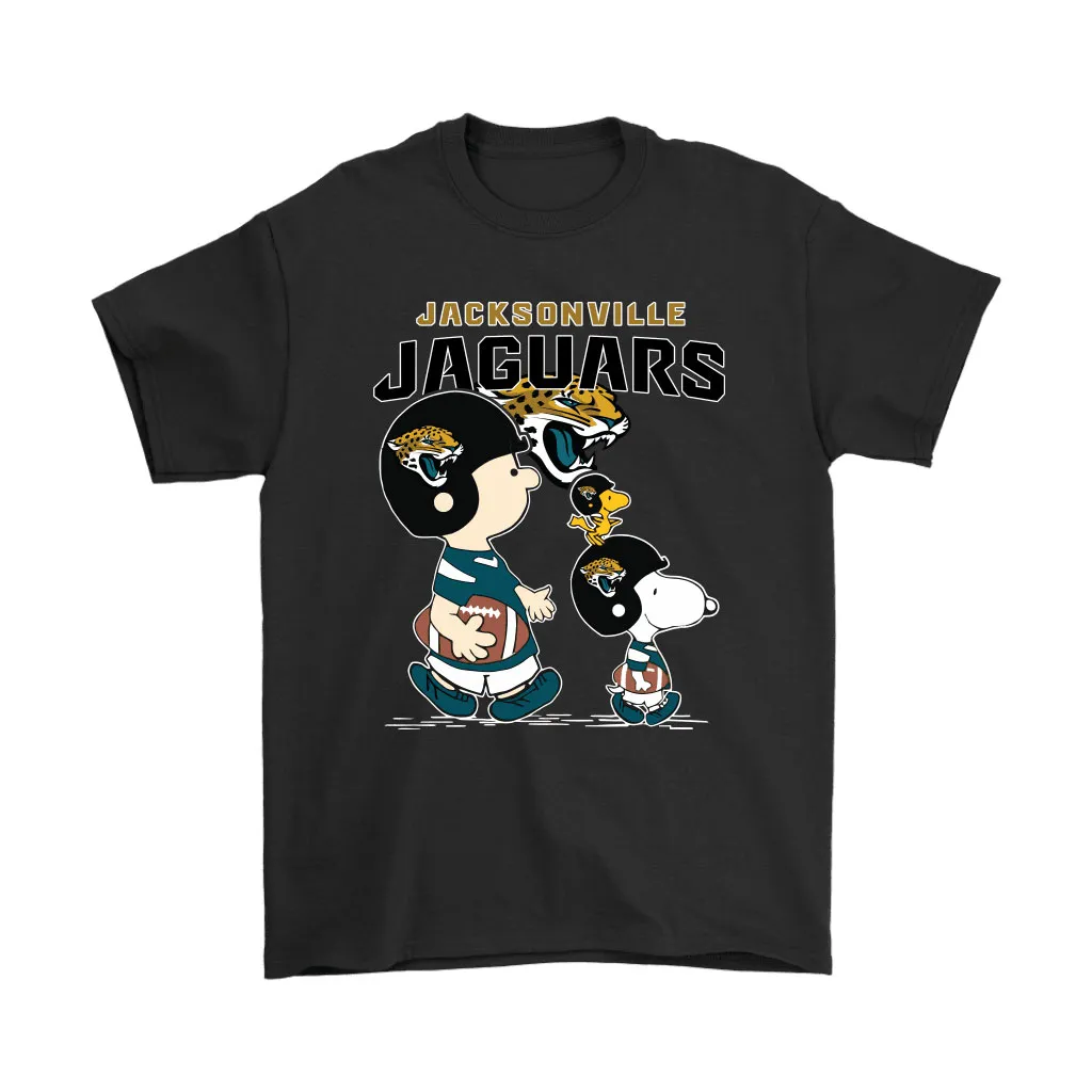 Jacksonville Jaguars Lets Play Football Together Snoopy Nfl Men Women T-shirt, Hoodie, Sweatshirt