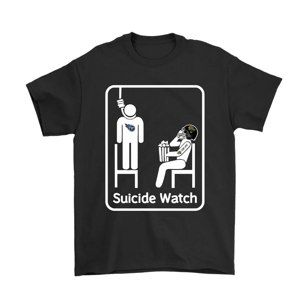 Jacksonville Jaguars Suicide Watch With Popcorn Nfl Men Women T-shirt, Hoodie, Sweatshirt