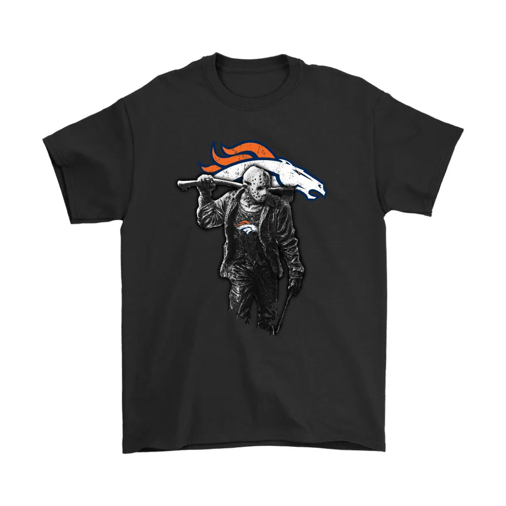 Jason Voorhees Denver Broncos Ready For Horrors Football Men Women T-shirt, Hoodie, Sweatshirt