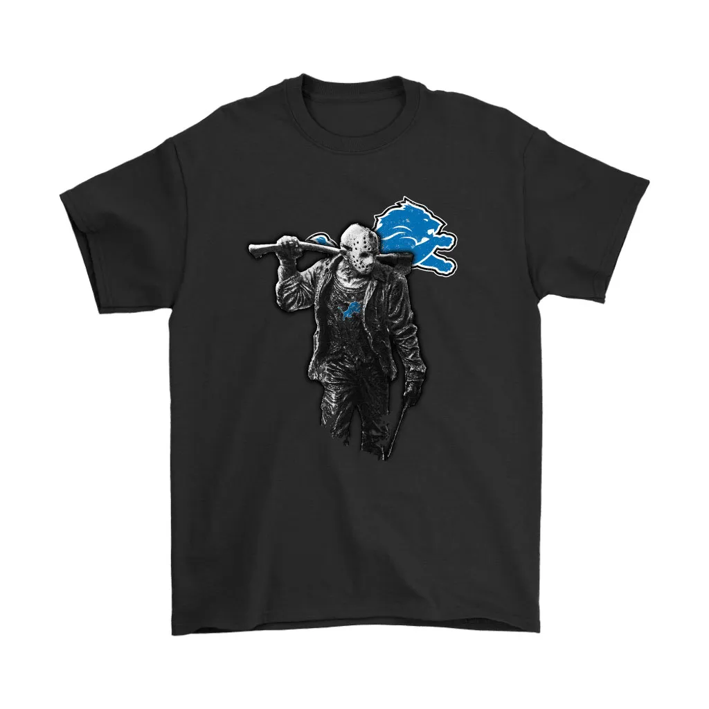 Jason Voorhees Detroit Lions Ready For Horrors Football Men Women T-shirt, Hoodie, Sweatshirt