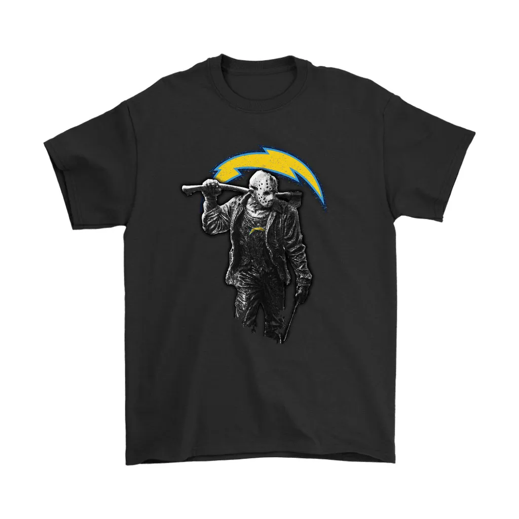 Jason Voorhees Los Angeles Chargers Ready For Horrors Football Men Women T-shirt, Hoodie, Sweatshirt