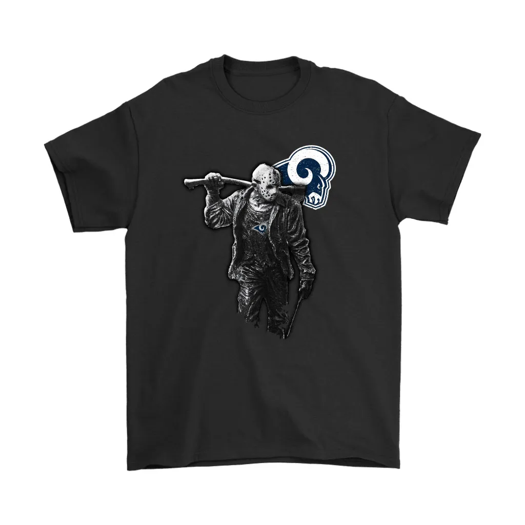 Jason Voorhees Los Angeles Rams Ready For Horrors Football Men Women T-shirt, Hoodie, Sweatshirt