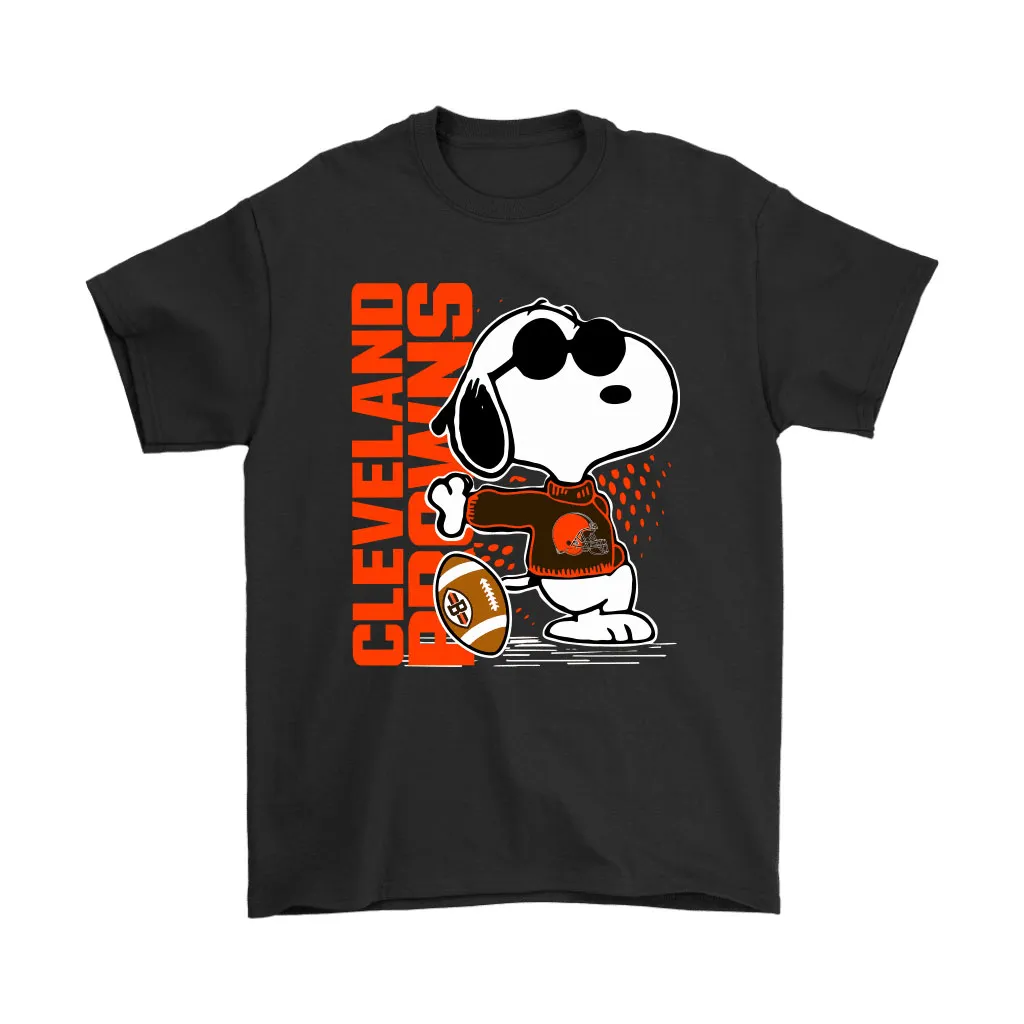 Joe Cool Snoopy Cleveland Browns Nfl Men Women T-shirt, Hoodie, Sweatshirt