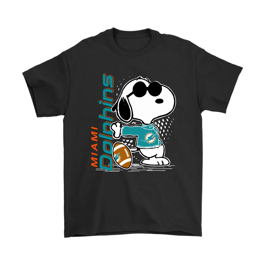 Joe Cool Snoopy Miami Dolphins Nfl Men Women T-shirt, Hoodie, Sweatshirt