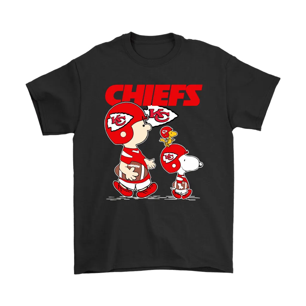 Kansas City Chiefs Lets Play Football Together Snoopy Nfl Men Women T-shirt, Hoodie, Sweatshirt