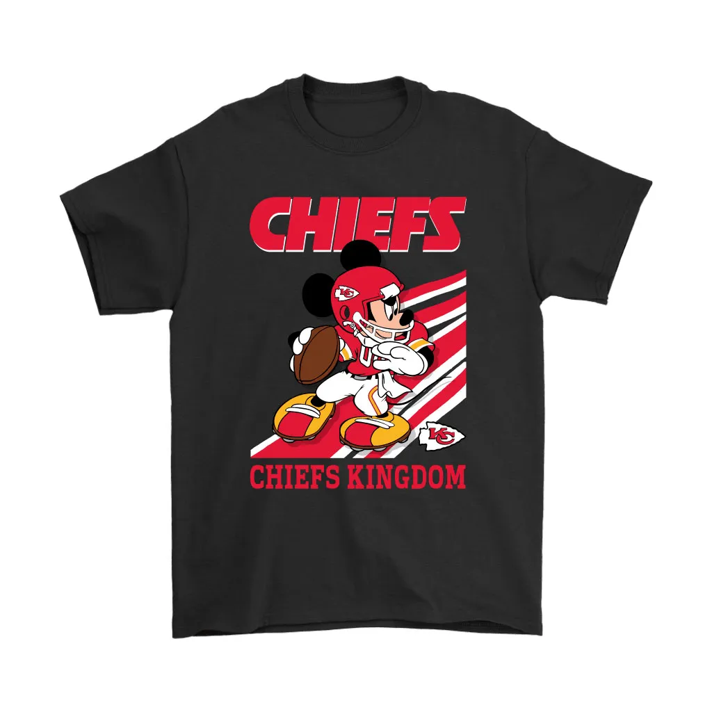 Kansas City Chiefs Slogan Chiefs Kingdom Mickey Mouse Nfl Men Women T-shirt, Hoodie, Sweatshirt