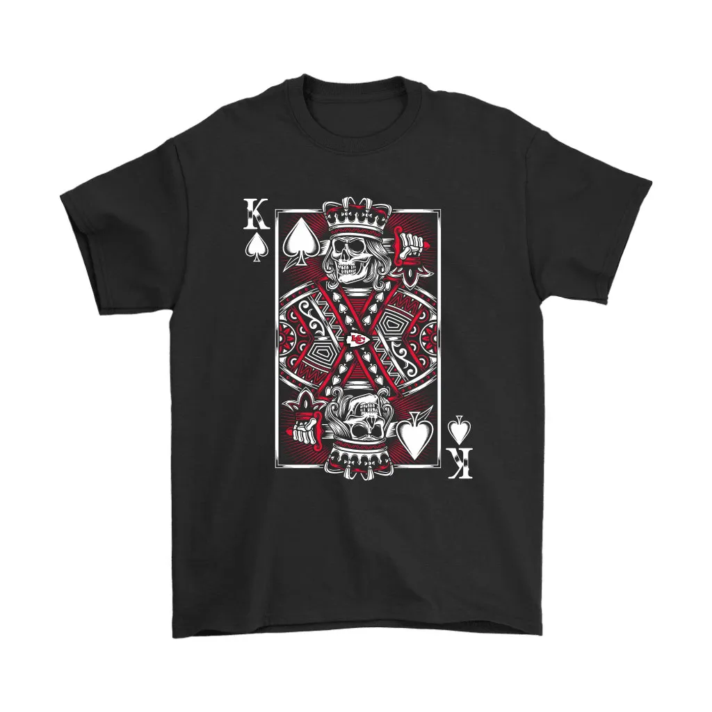 Kansas City Chiefs Spade King Of Death Card Nfl Football Men Women T-shirt, Hoodie, Sweatshirt