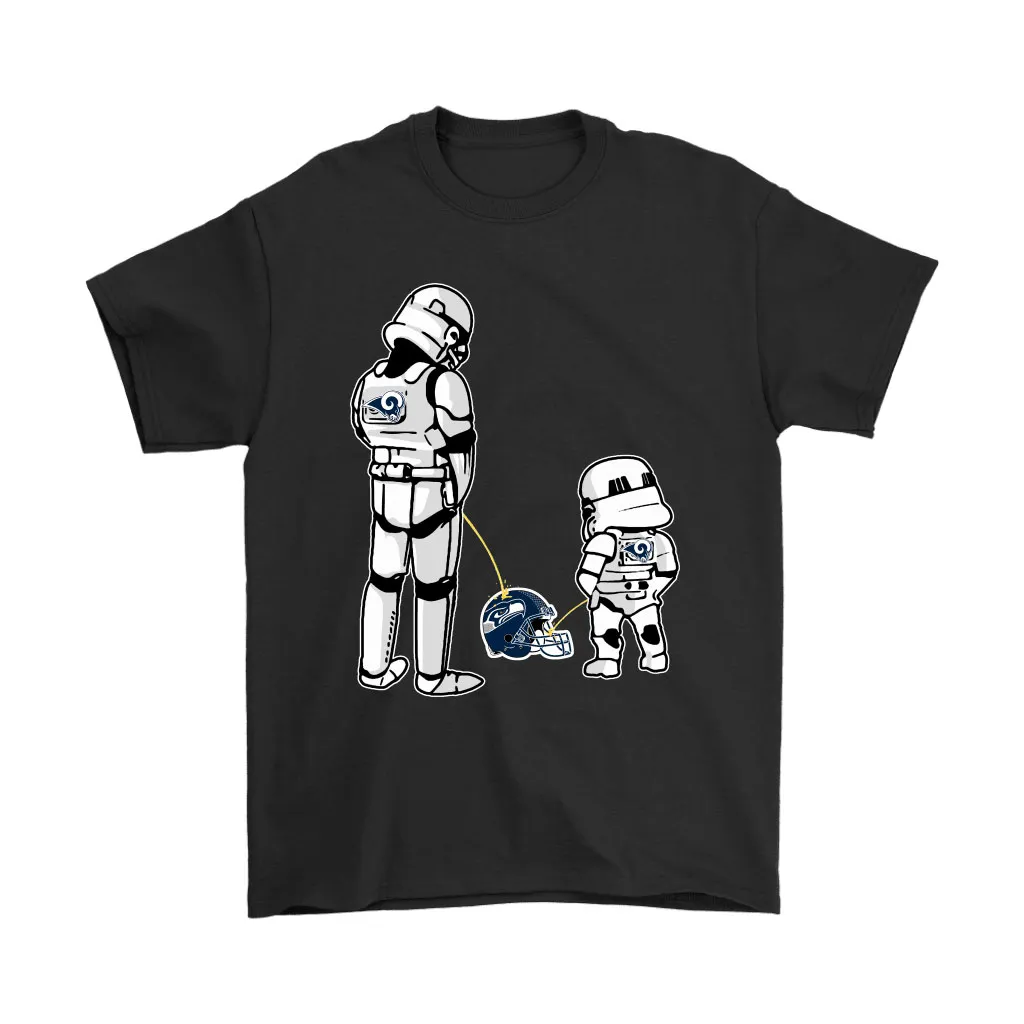 Los Angeles Rams Father Child Stormtroopers Piss On You Men Women T-shirt, Hoodie, Sweatshirt