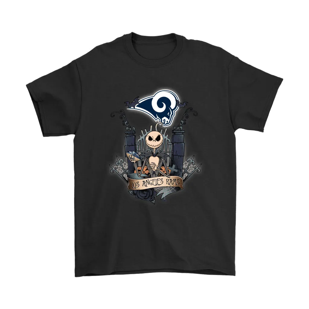 Los Angeles Rams Jack Skellington This Is Halloween Nfl Men Women T-shirt, Hoodie, Sweatshirt