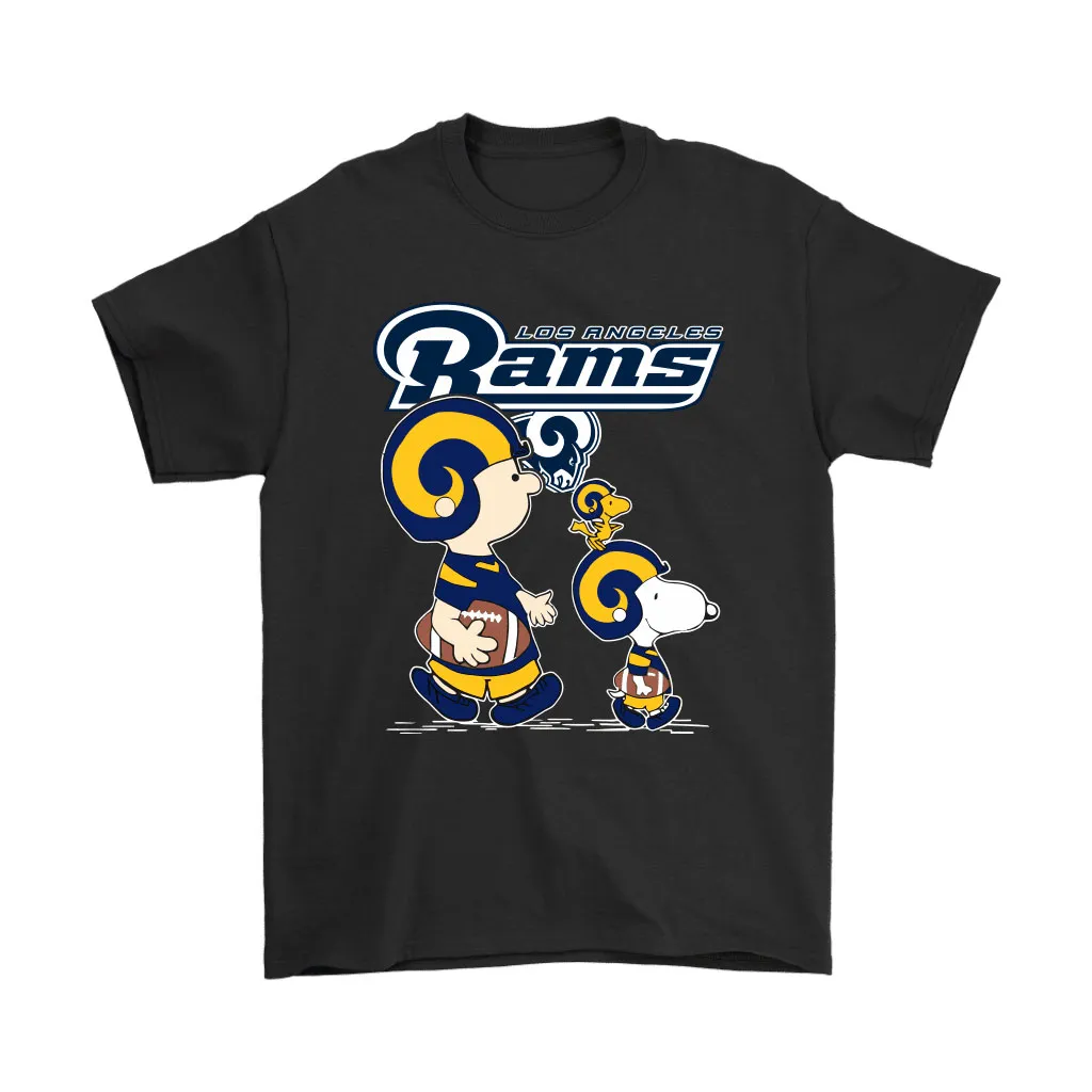 Los Angeles Rams Lets Play Football Together Snoopy Nfl Men Women T-shirt, Hoodie, Sweatshirt