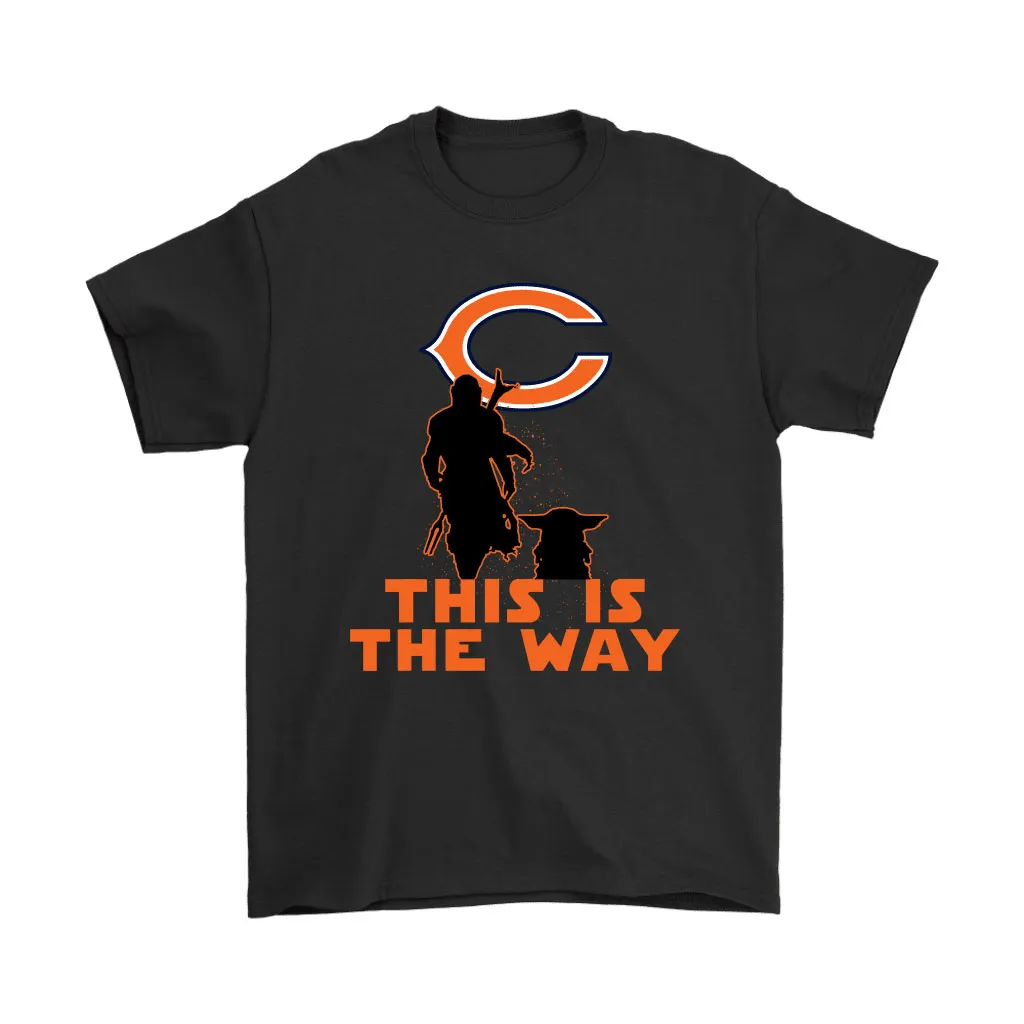 Mandalorian And Baby Yoda This Is The Way Chicago Bears Men Women T-shirt, Hoodie, Sweatshirt