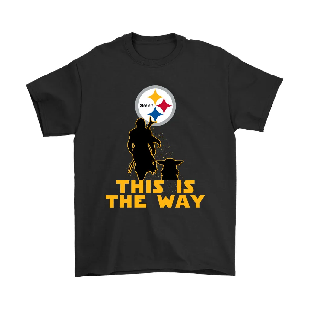 Mandalorian And Baby Yoda This Is The Way Pittsburgh Steelers Men Women T-shirt, Hoodie, Sweatshirt