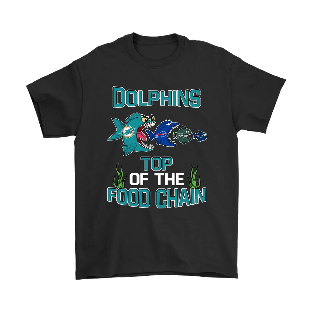 Miami Dolphins Top Of The Food Chain Nfl Men Women T-shirt, Hoodie, Sweatshirt