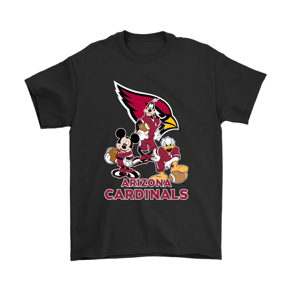 Mickey Donald Goofy The Three Arizona Cardinals Football Men Women T-shirt, Hoodie, Sweatshirt