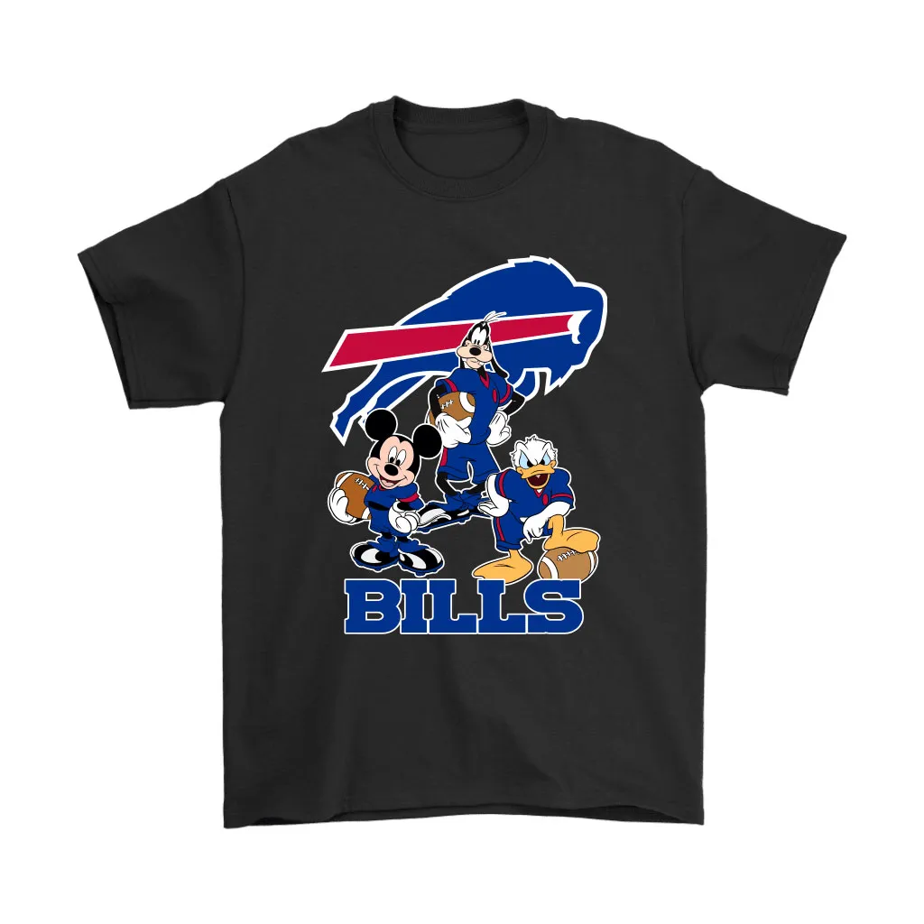 Mickey Donald Goofy The Three Buffalo Bills Football Men Women T-shirt, Hoodie, Sweatshirt