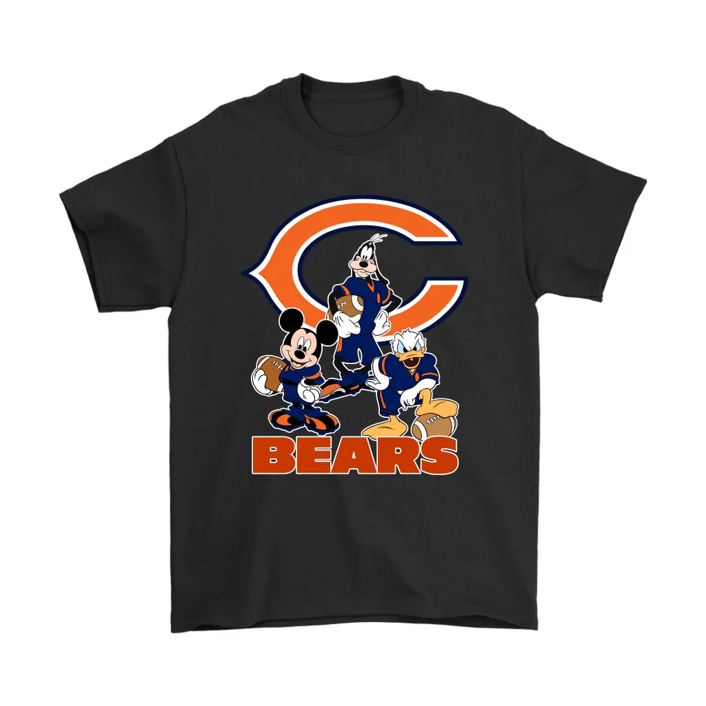 Mickey Donald Goofy The Three Chicago Bears Football Men Women T-shirt, Hoodie, Sweatshirt