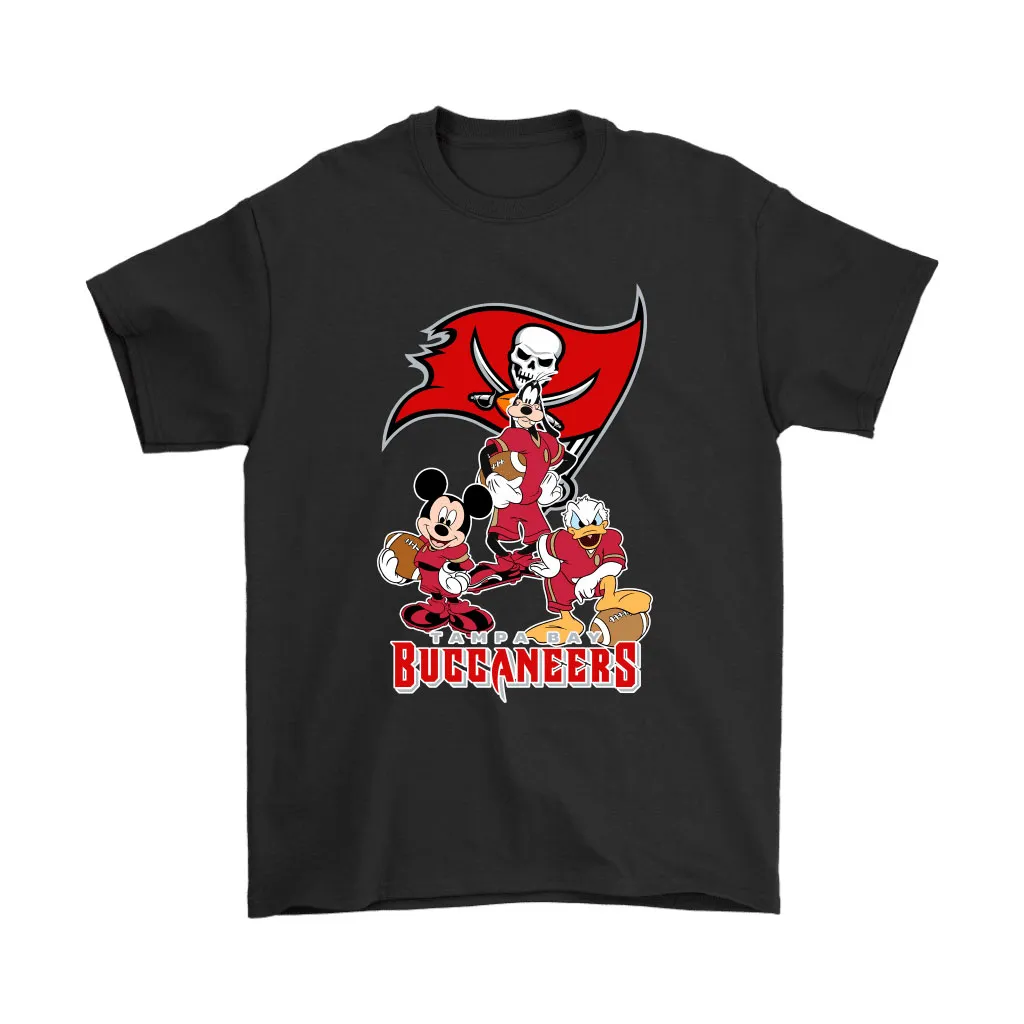 Mickey Donald Goofy The Three Tampa Bay Buccaneers Football Men Women T-shirt, Hoodie, Sweatshirt