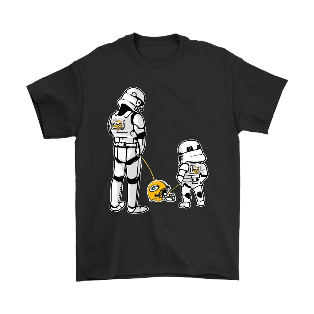 Minnesota Vikings Father Child Stormtroopers Piss On You Men Women T-shirt, Hoodie, Sweatshirt