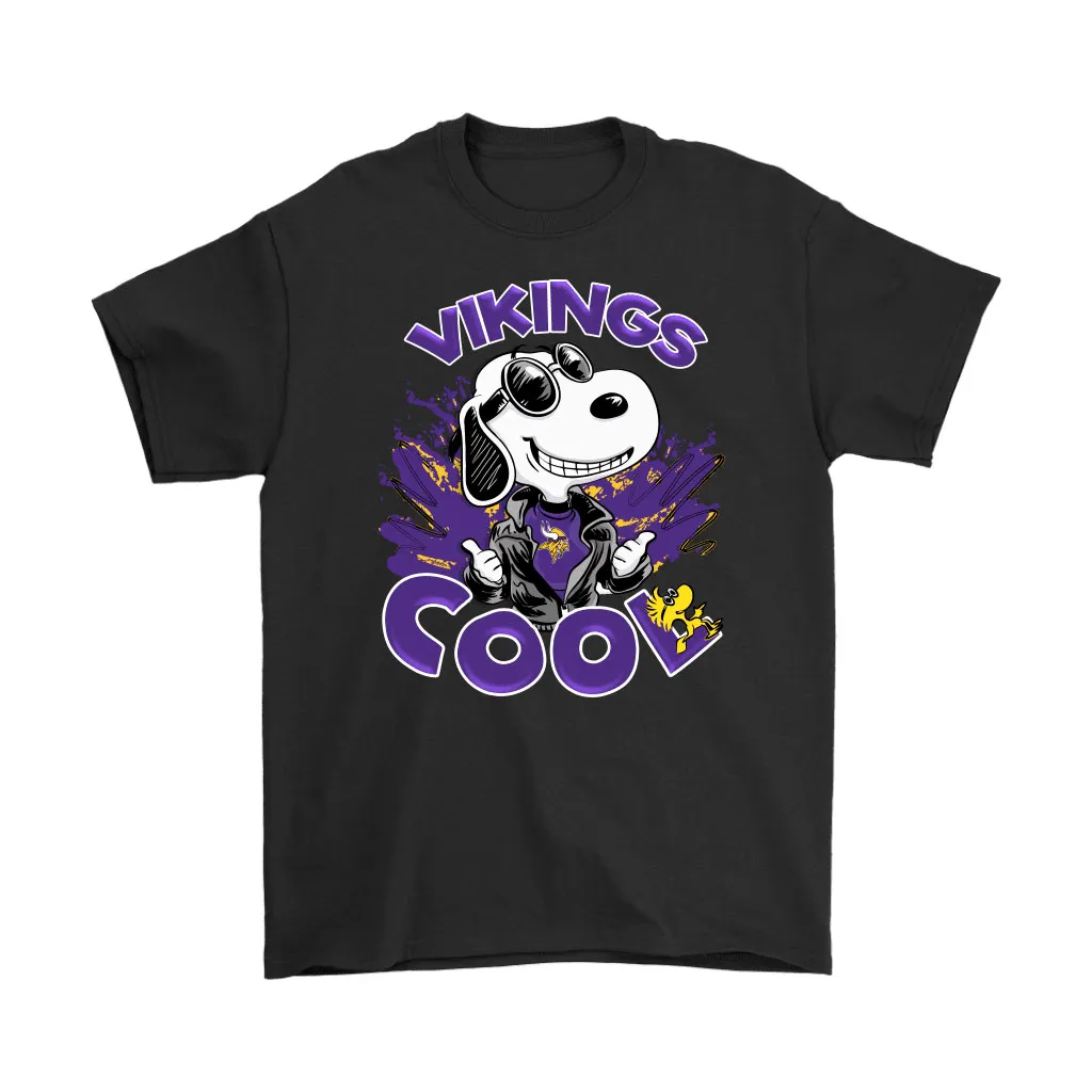 Minnesota Vikings Snoopy Joe Cool Were Awesome Men Women T-shirt, Hoodie, Sweatshirt