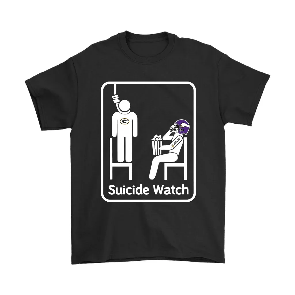 Minnesota Vikings Suicide Watch With Popcorn Nfl Men Women T-shirt, Hoodie, Sweatshirt