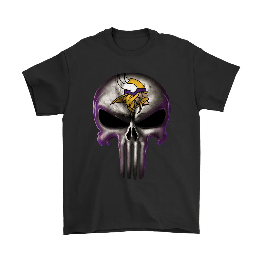 Minnesota Vikings The Punisher Mashup Football Men Women T-shirt, Hoodie, Sweatshirt