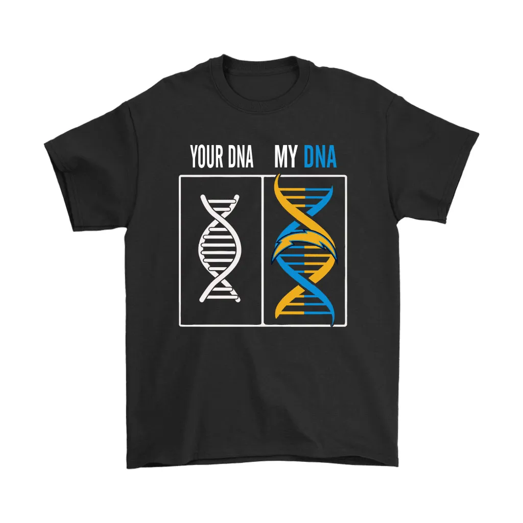 My Dna Is The Los Angeles Chargers Football Nfl Men Women T-shirt, Hoodie, Sweatshirt