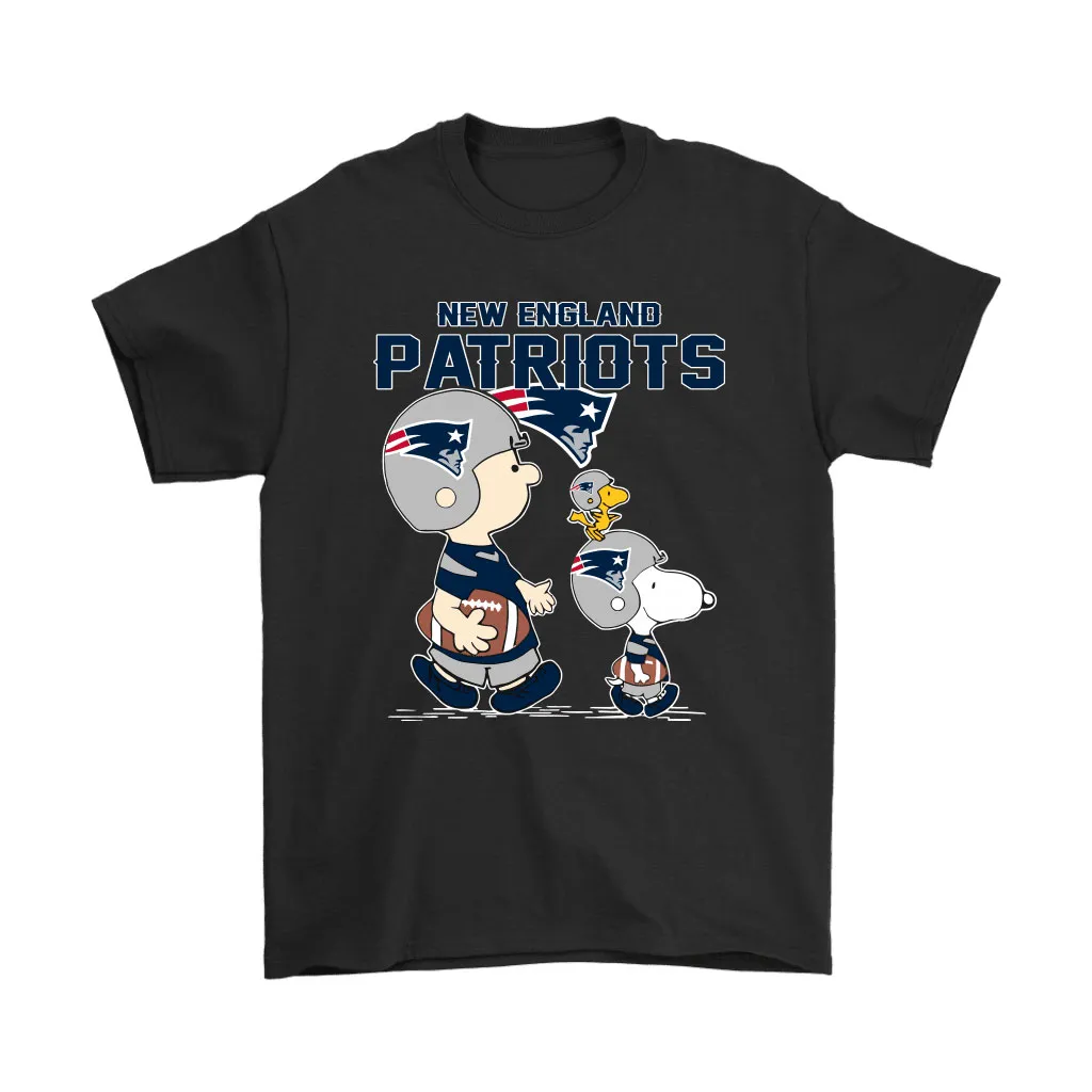 New England Patriots Lets Play Football Together Snoopy Nfl Men Women T-shirt, Hoodie, Sweatshirt