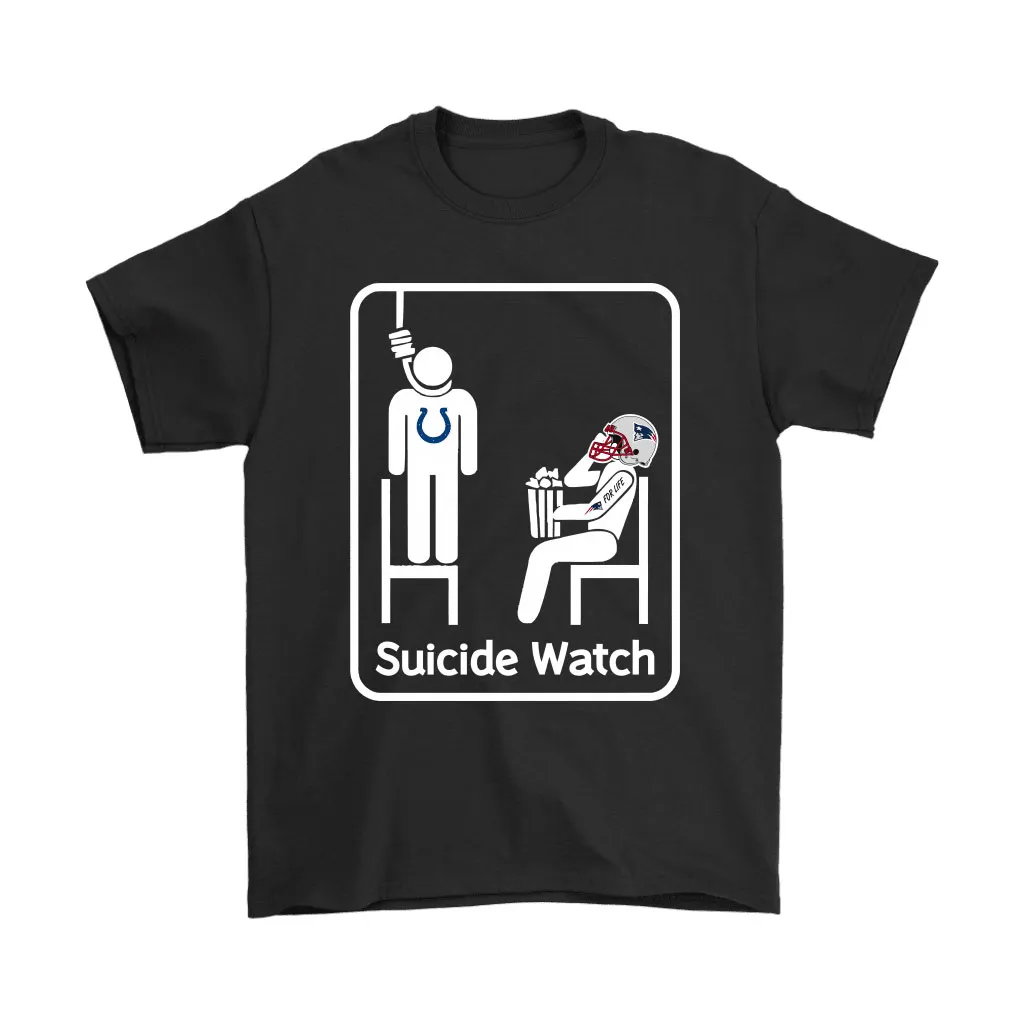 New England Patriots Suicide Watch With Popcorn Nfl Men Women T-shirt, Hoodie, Sweatshirt