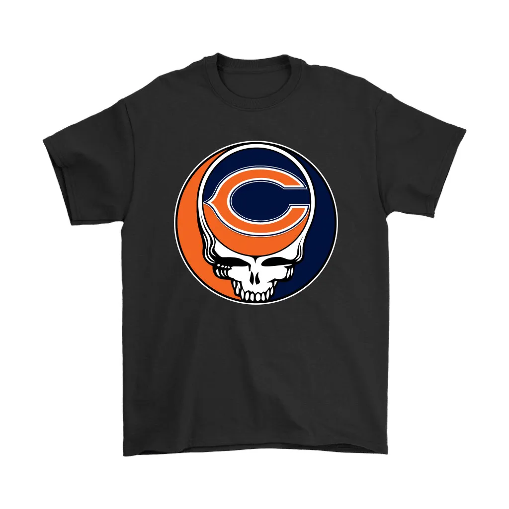 Team Chicago Bears X Grateful Dead Logo Band Men Women T-shirt, Hoodie, Sweatshirt