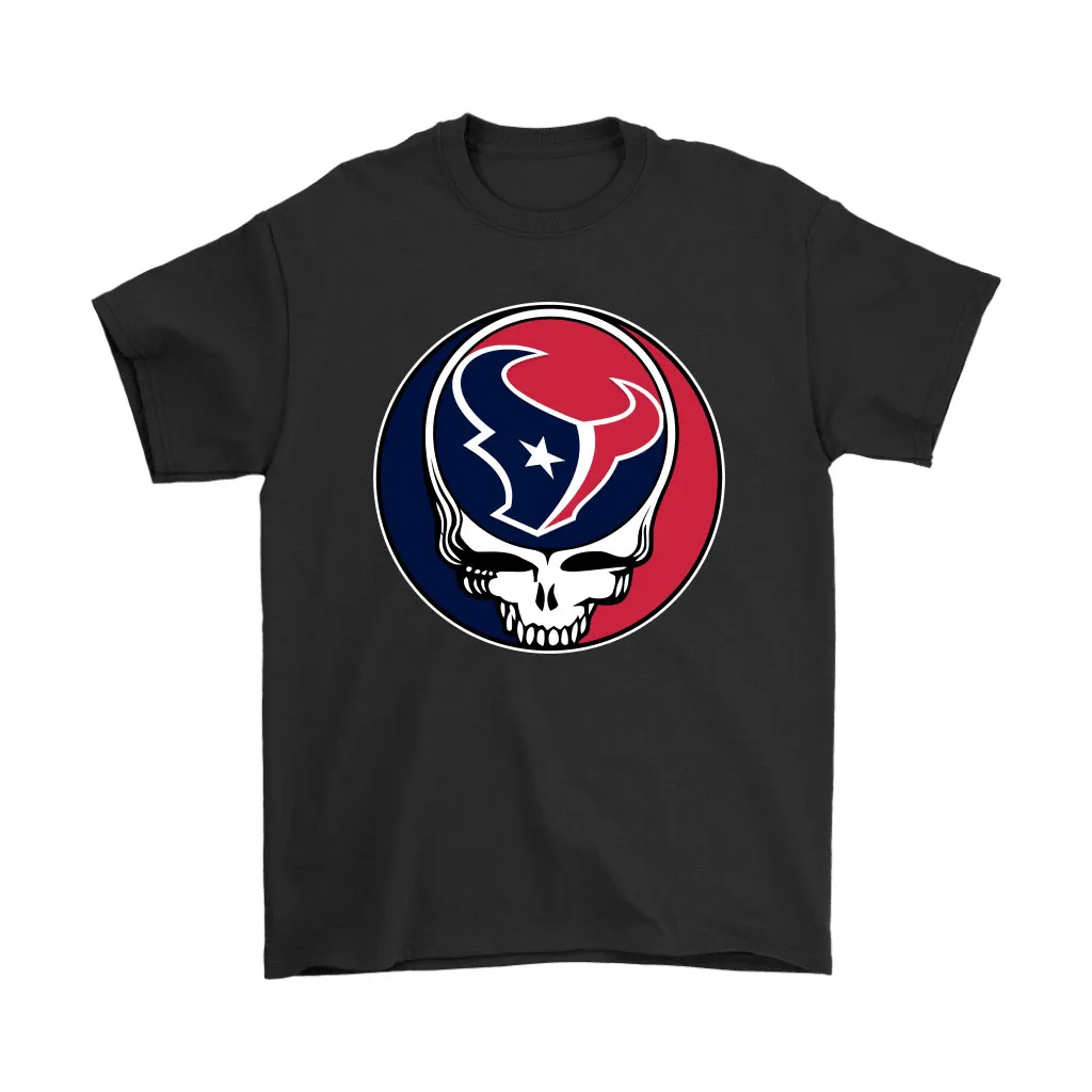 Nfl Team Houston Texans X Grateful Dead Logo Band Men Women T-shirt, Hoodie, Sweatshirt