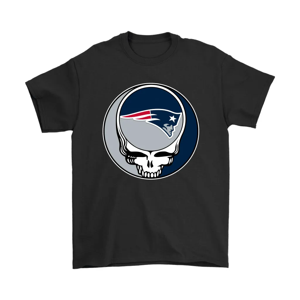 Nfl Team New England Patriots X Grateful Dead Logo Band Men Women T-shirt, Hoodie, Sweatshirt