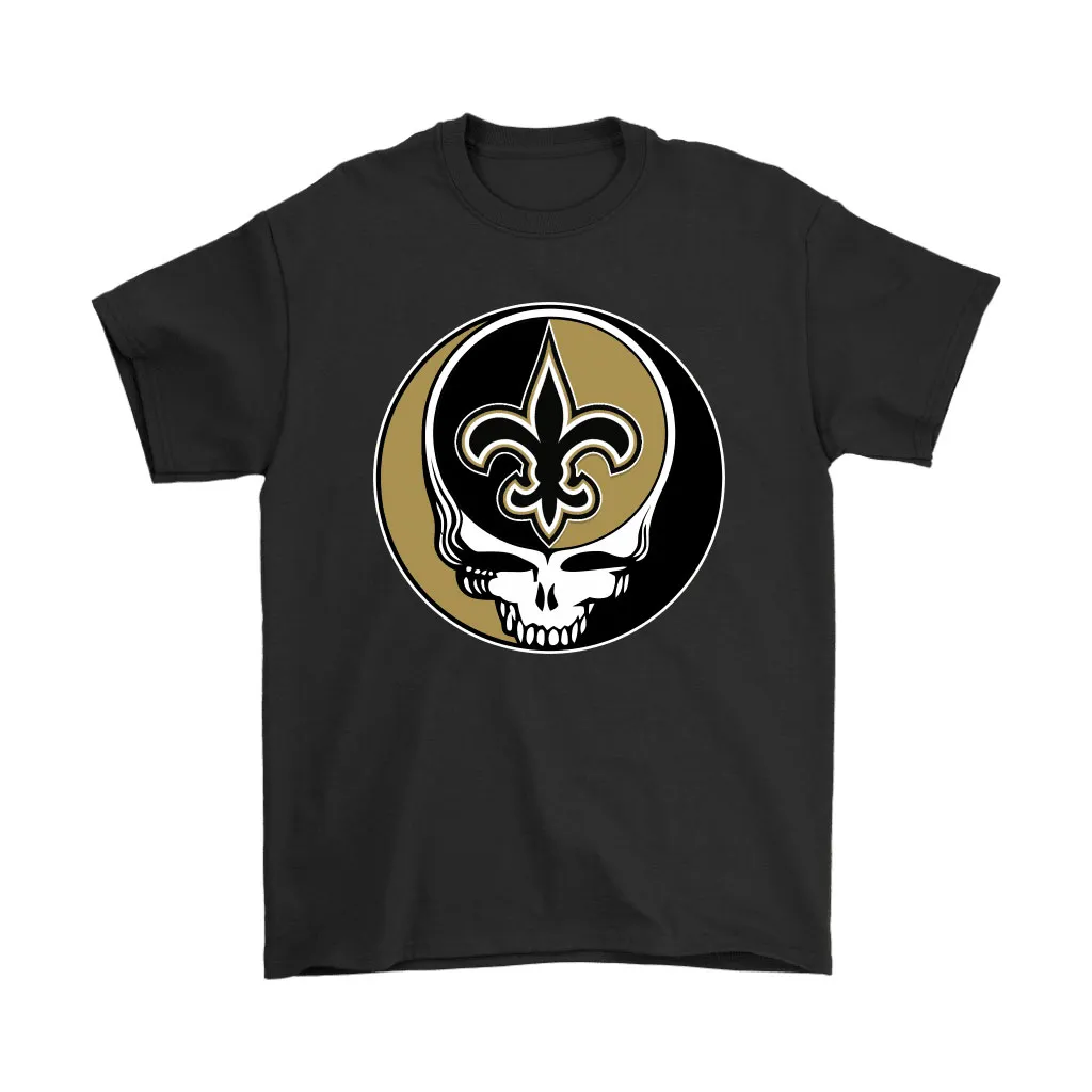 Nfl Team New Orleans Saints X Grateful Dead Logo Band Men Women T-shirt, Hoodie, Sweatshirt