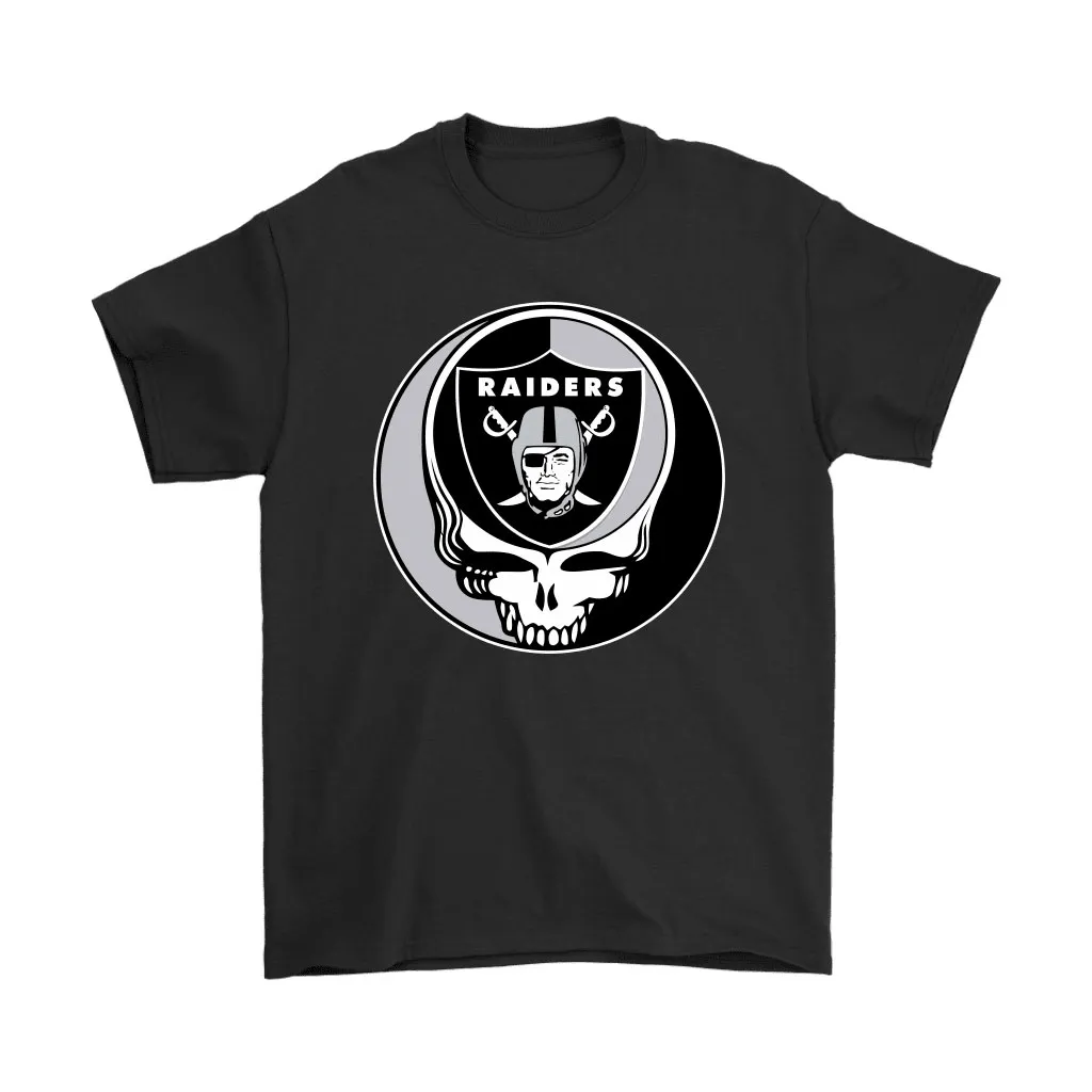 Nfl Team Oakland Raiders X Grateful Dead Logo Band Men Women T-shirt, Hoodie, Sweatshirt