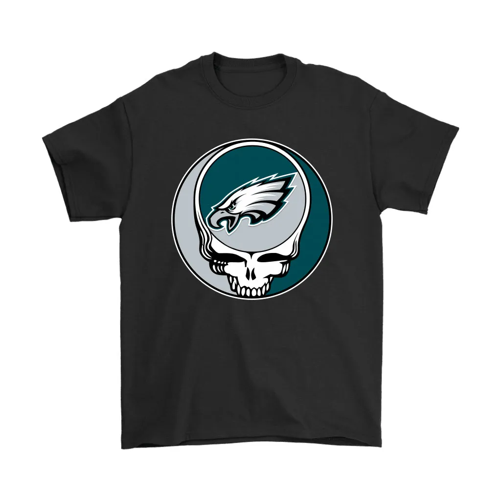 Nfl Team Philadelphia Eagles X Grateful Dead Logo Band Men Women T-shirt, Hoodie, Sweatshirt