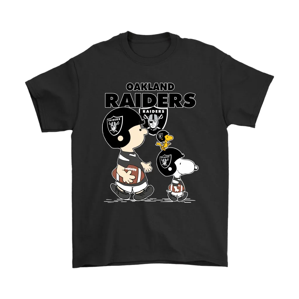 Oakland Raiders Lets Play Football Together Snoopy Nfl Men Women T-shirt, Hoodie, Sweatshirt