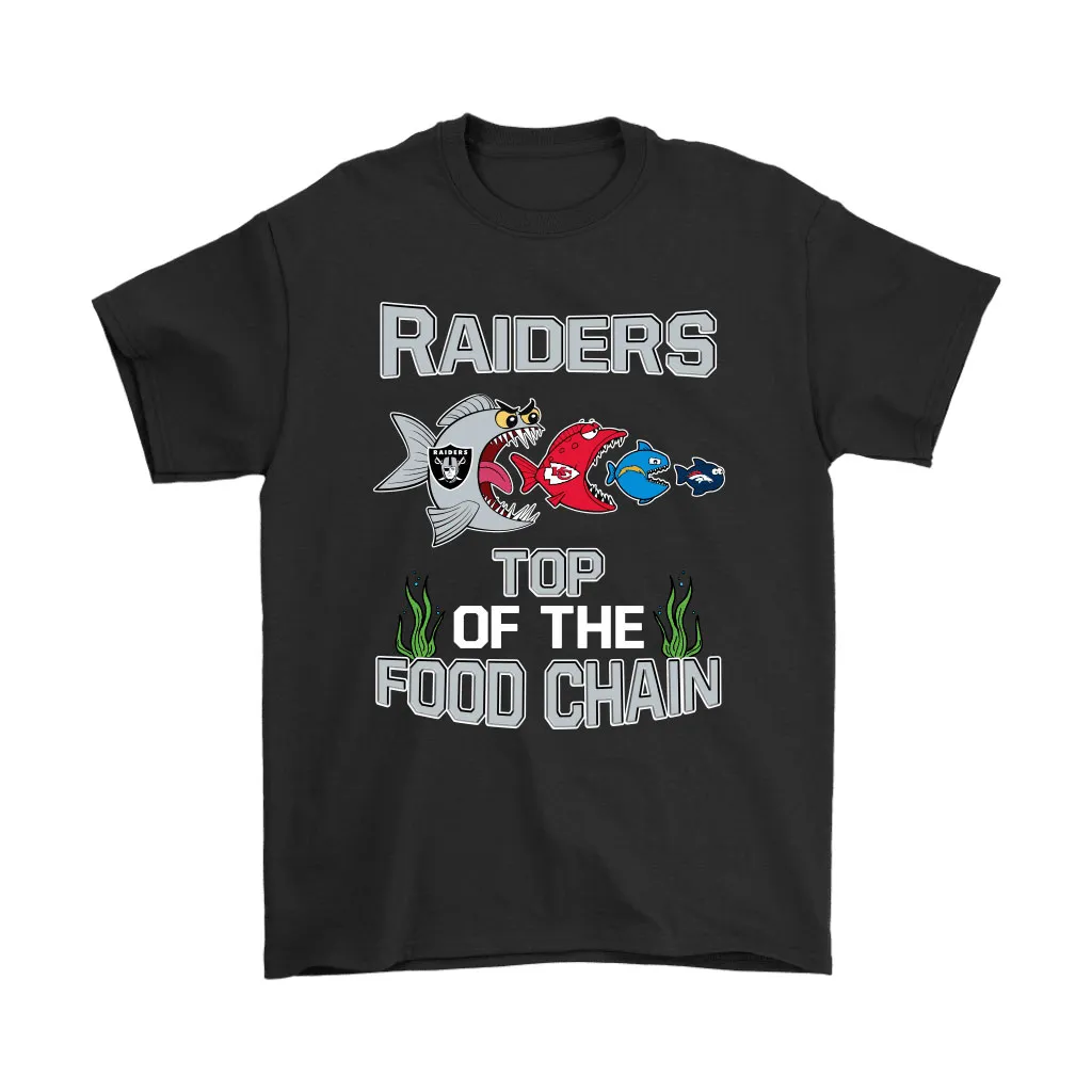 Oakland Raiders Top Of The Food Chain Nfl Men Women T-shirt, Hoodie, Sweatshirt