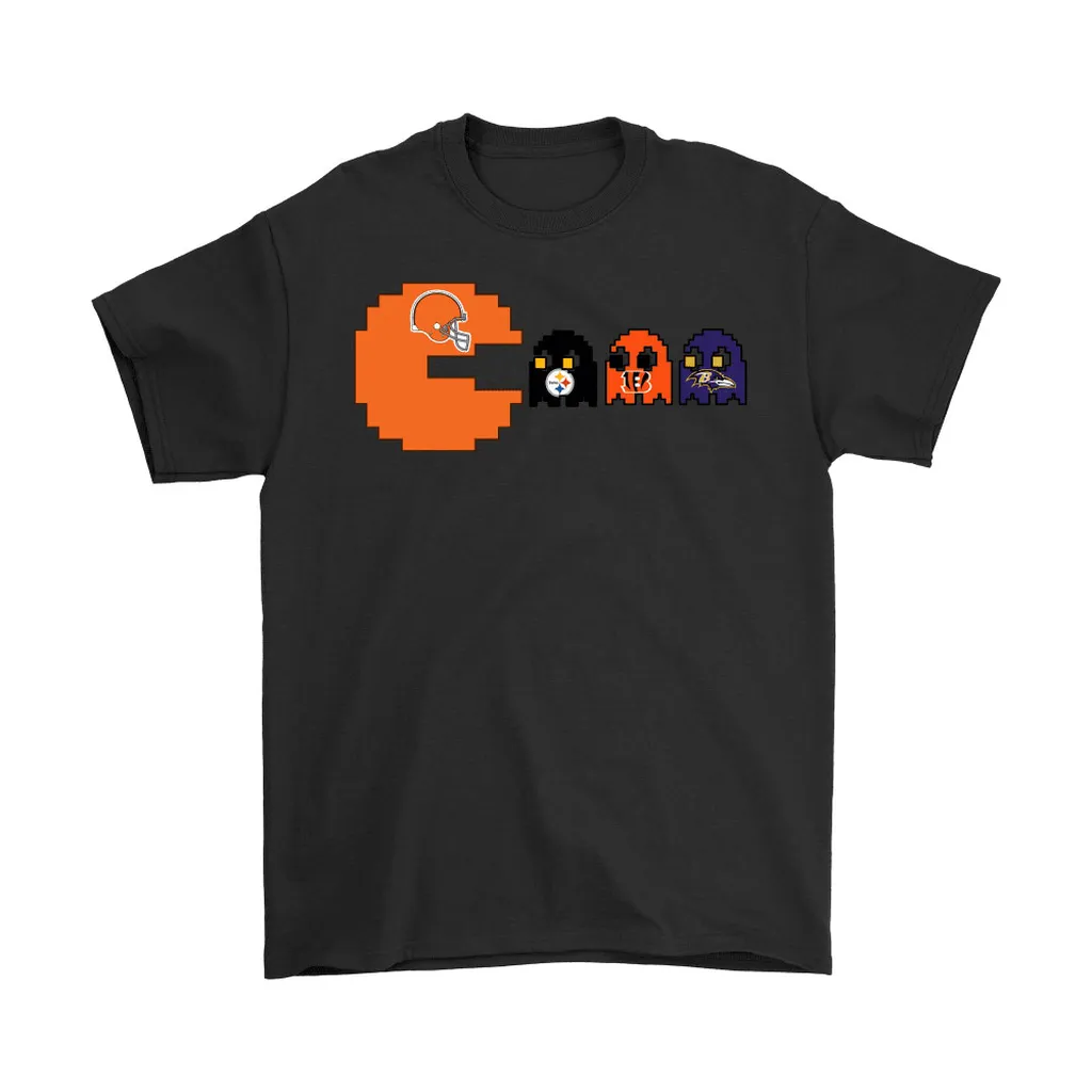 Pacman  American Football Cleveland Browns Men Women T-shirt, Hoodie, Sweatshirt