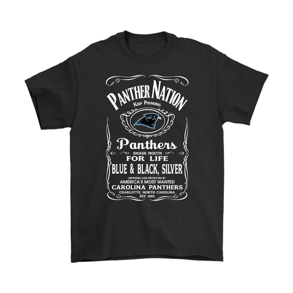 Panther Nation Keep Pounding Football Carolina Panthers Slogan Men Women T-shirt, Hoodie, Sweatshirt