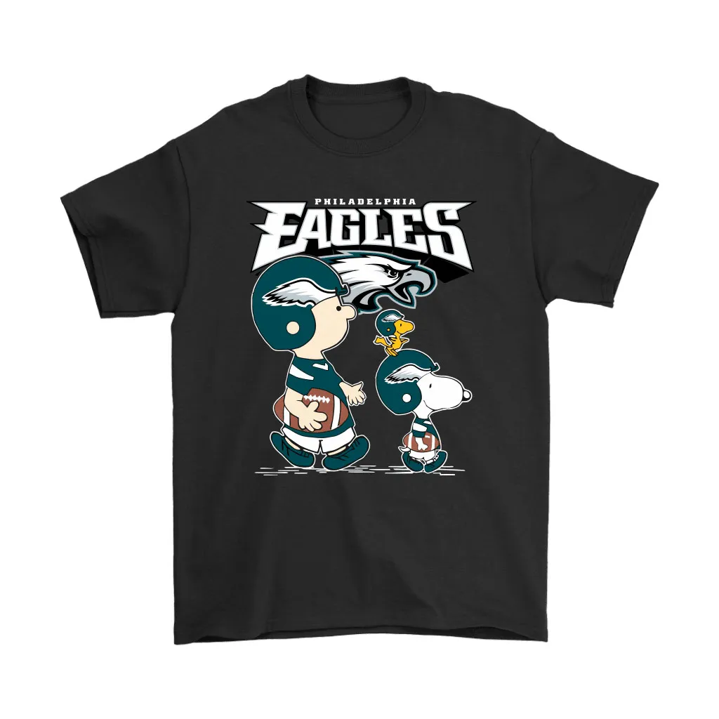 Philadelphia Eagles Lets Play Football Together Snoopy Nfl Men Women T-shirt, Hoodie, Sweatshirt