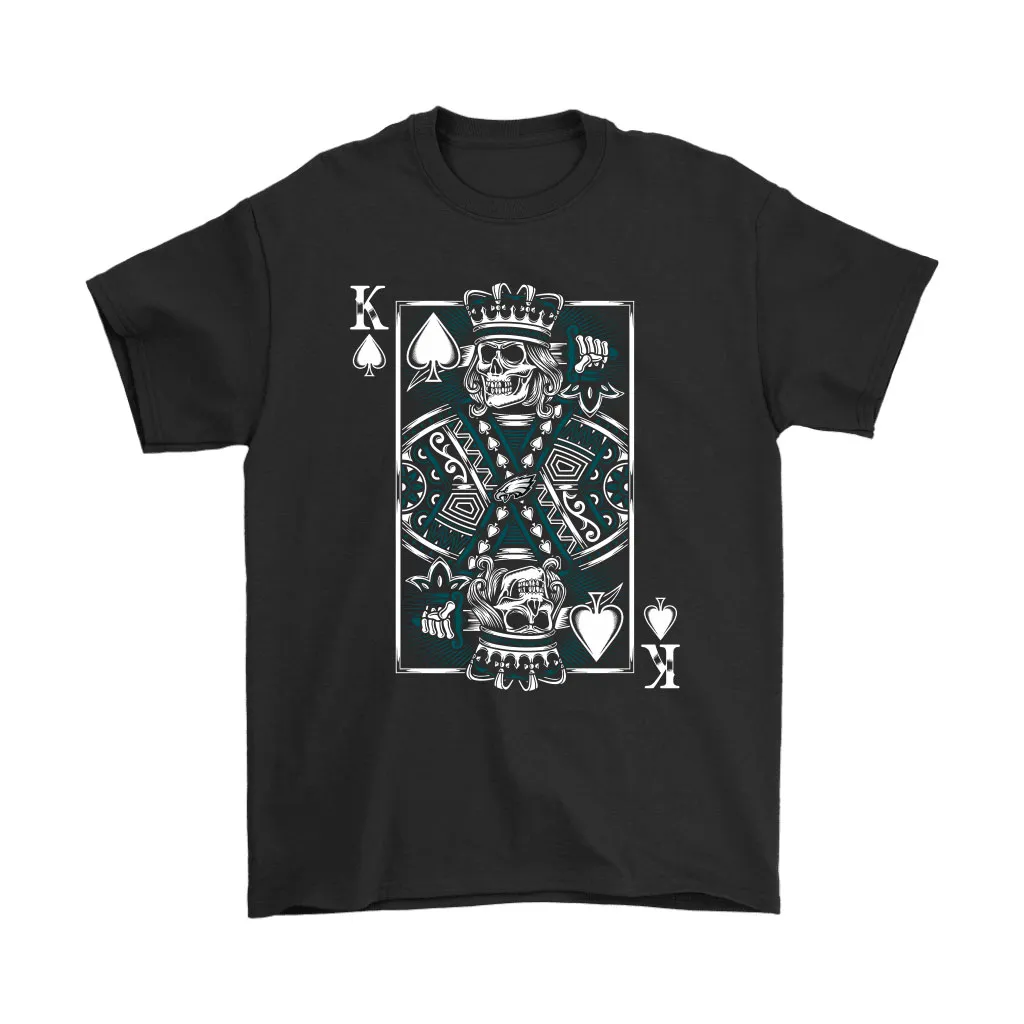 Philadelphia Eagles Spade King Of Death Card Nfl Football Men Women T-shirt, Hoodie, Sweatshirt