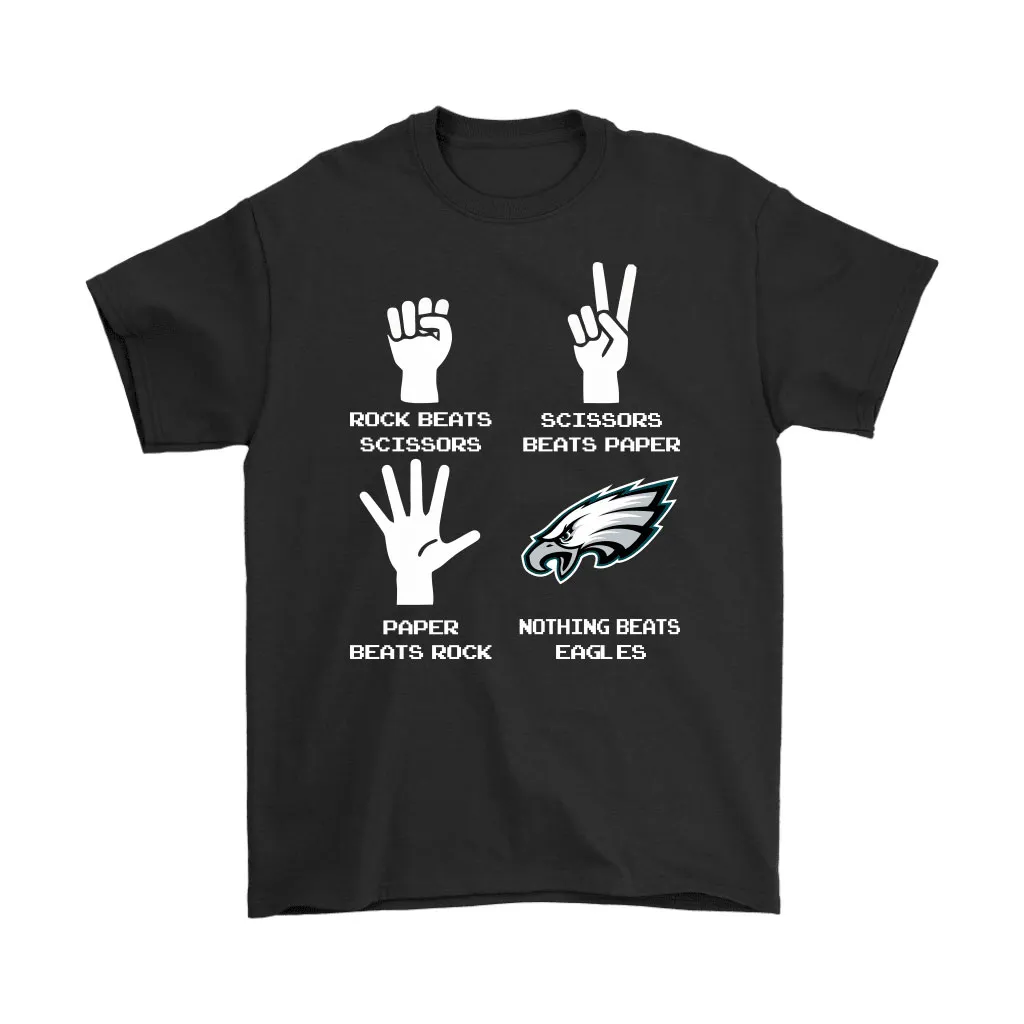 Rock Paper Scissors Nothing Beats The Philadelphia Eagles Men Women T-shirt, Hoodie, Sweatshirt