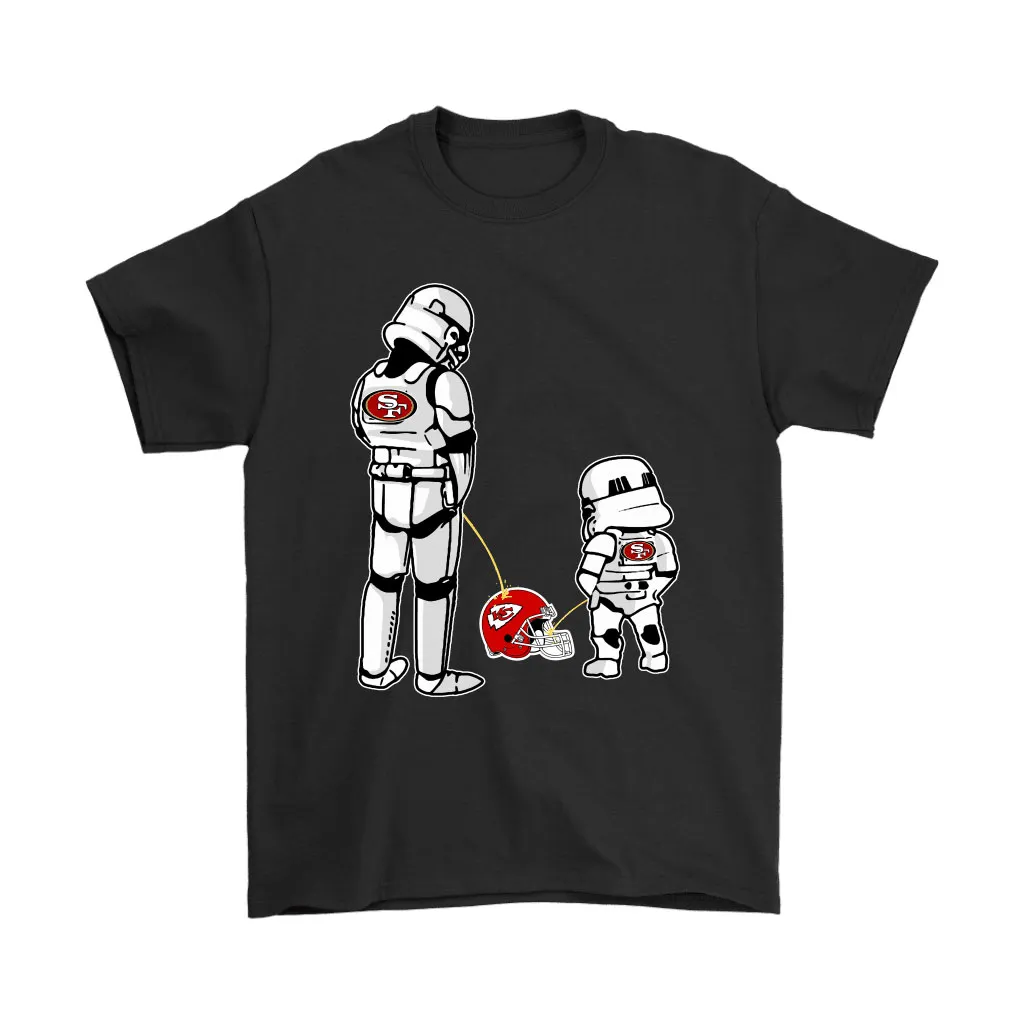 San Francisco 49ers Father Child Stormtroopers Piss On You Men Women T-shirt, Hoodie, Sweatshirt