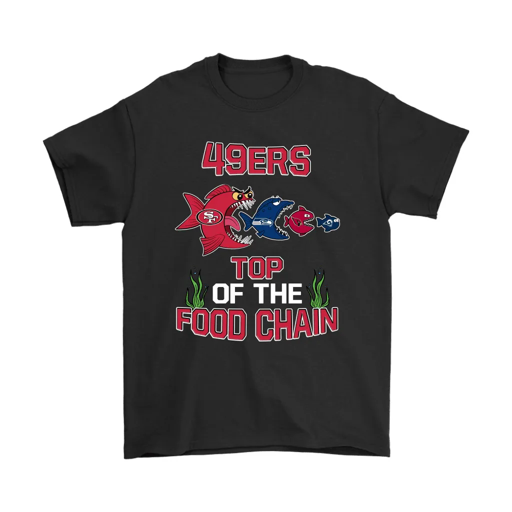 San Francisco 49ers Top Of The Food Chain Nfl Men Women T-shirt, Hoodie, Sweatshirt