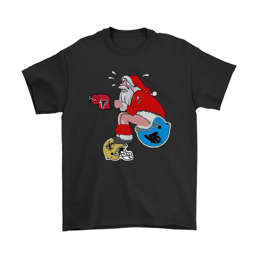 Santa Claus Tampa Bay Buccaneers Shit On Other Teams Christmas Men Women T-shirt, Hoodie, Sweatshirt